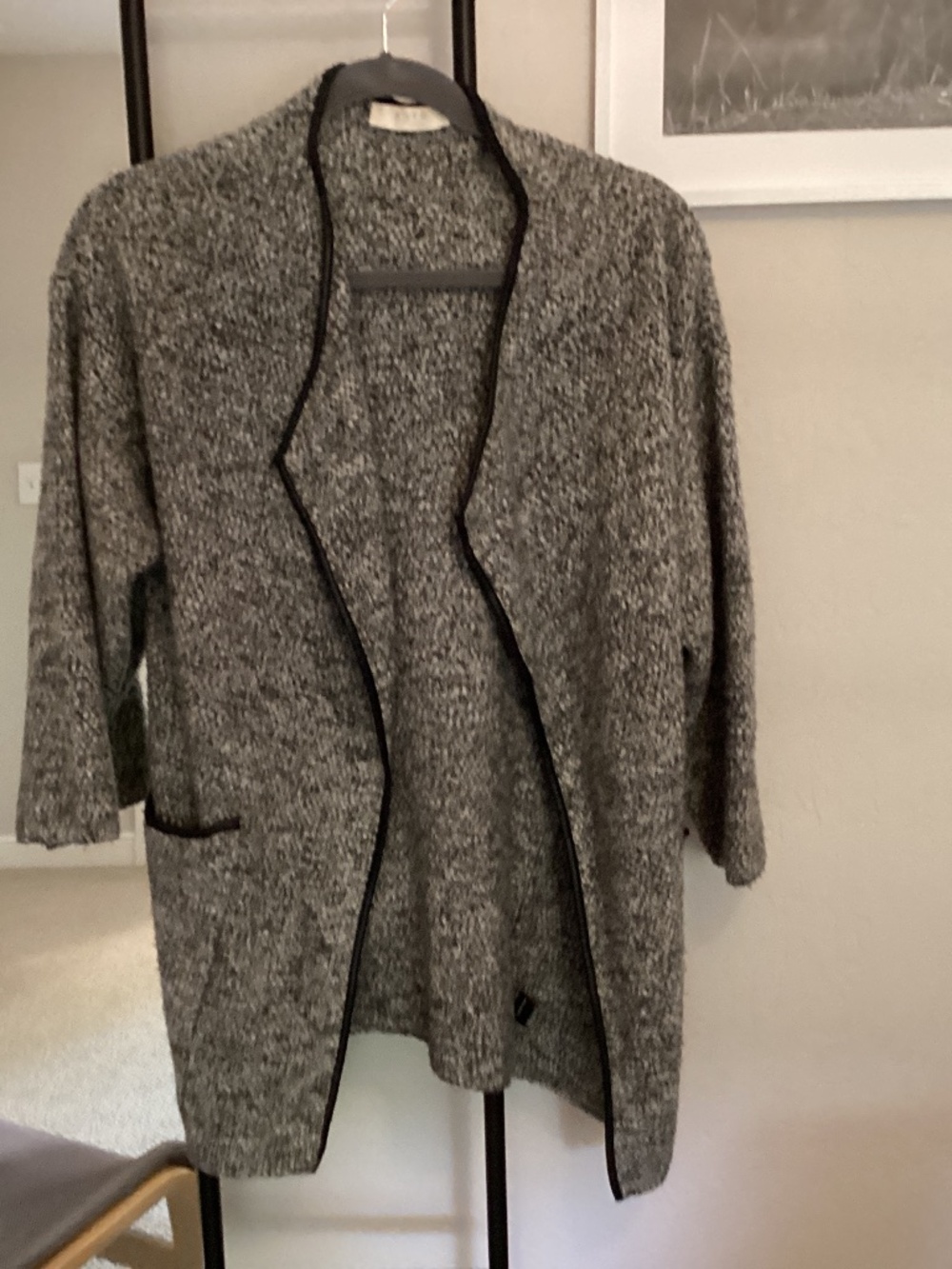 ASTR Sweater with leather trim - Women’s Small